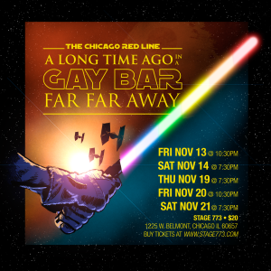 Tickets Now on Sale for “A Long Time Ago in a Gay Bar Far, Far Away”
