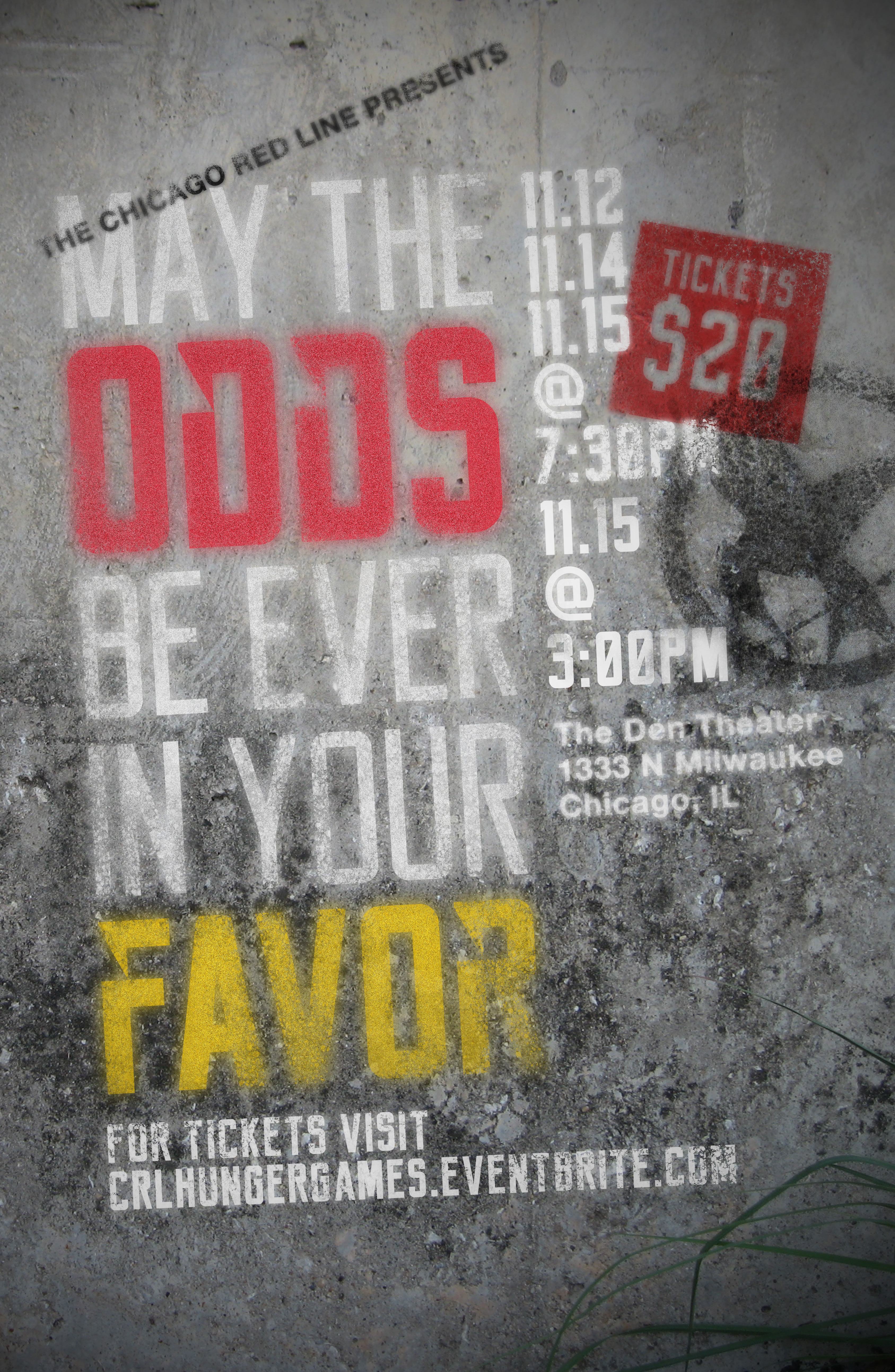 CRL 009 MayTheOdds Poster R1 1